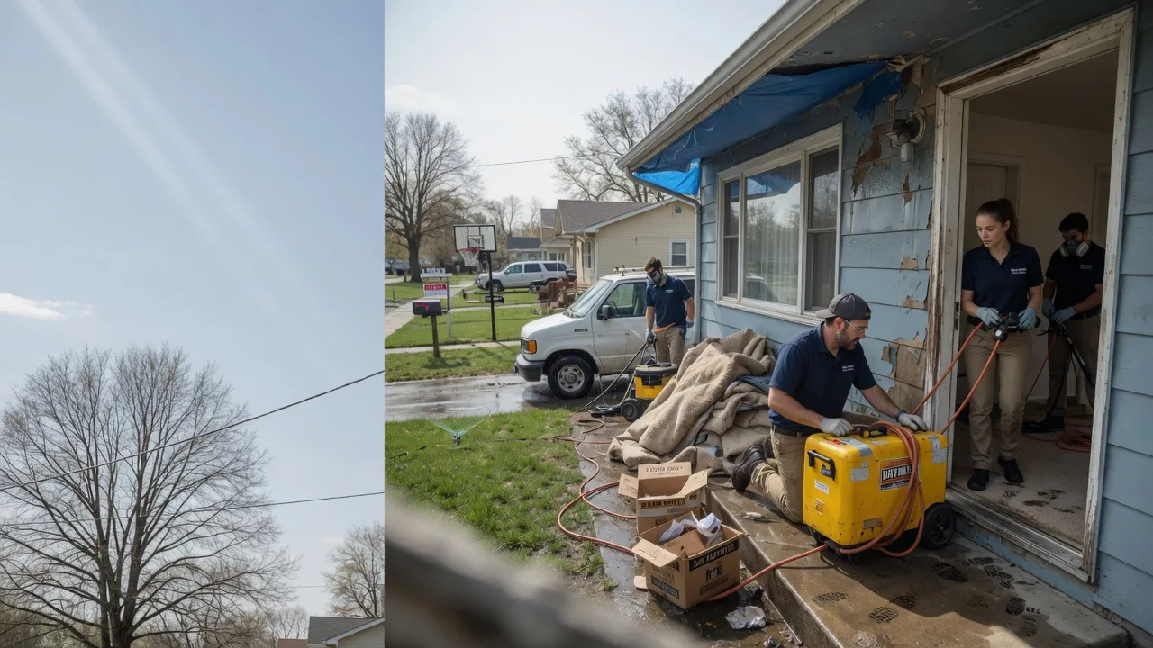 Basement Flood Cleanup in Hazelton, KS near me